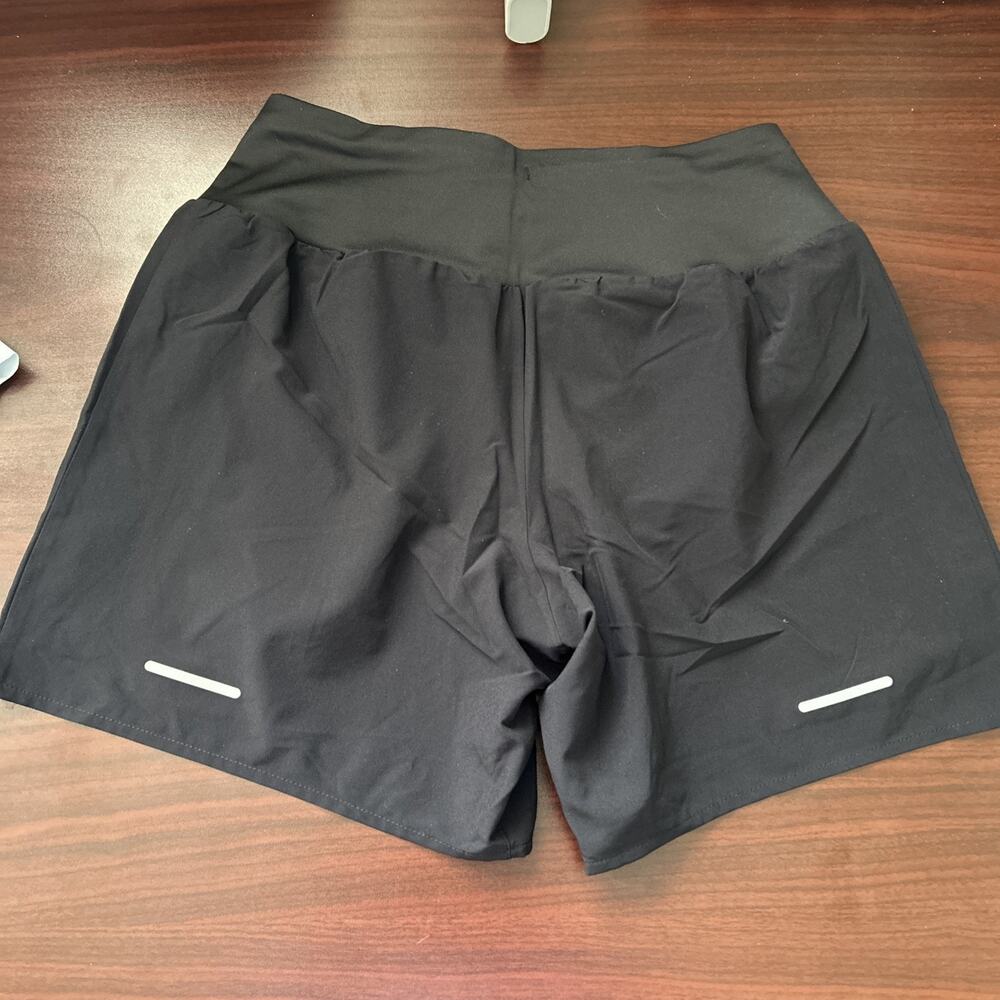 Asics Shorts Black Road 5.5 Inch Running Shorts Womens Size Small New NWT Dry - Picture 5 of 5